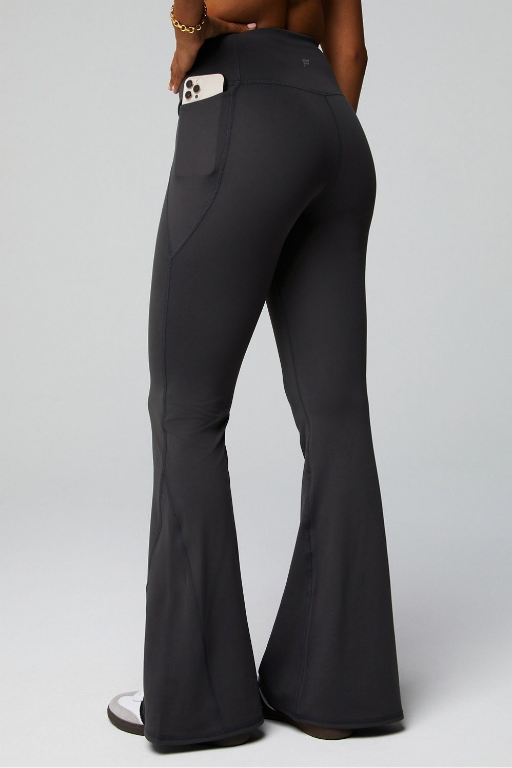 Oasis PureLuxe High-Waisted Crossover Flare | Fabletics