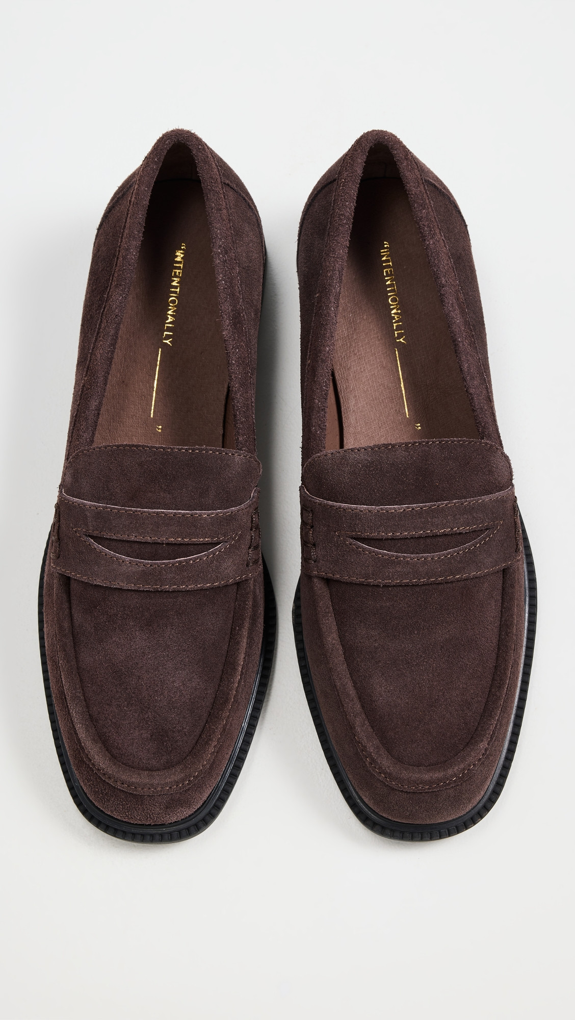 Intentionally Blank Marblehead Loafers Chocolate 6 | Shopbop