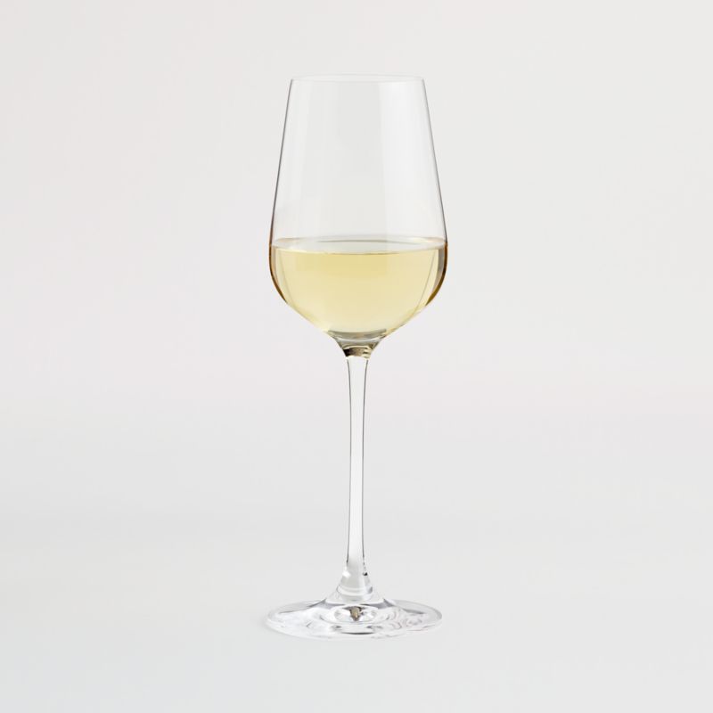Hip Oversized White Wine Glass + Reviews | Crate & Barrel | Crate & Barrel