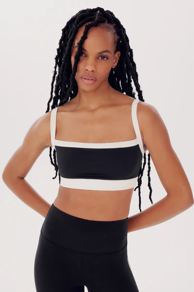 Monah Rigor Bra - Black/White | SPLITS59 | Splits59.com