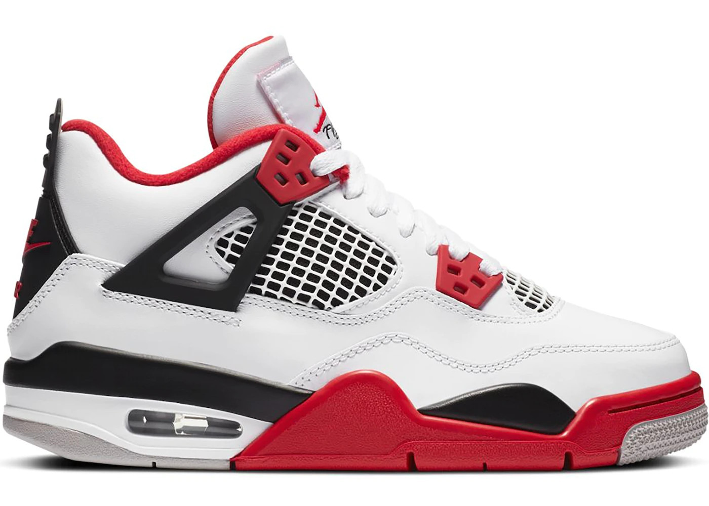Jordan 4 RetroFire Red (2020) (GS) | StockX