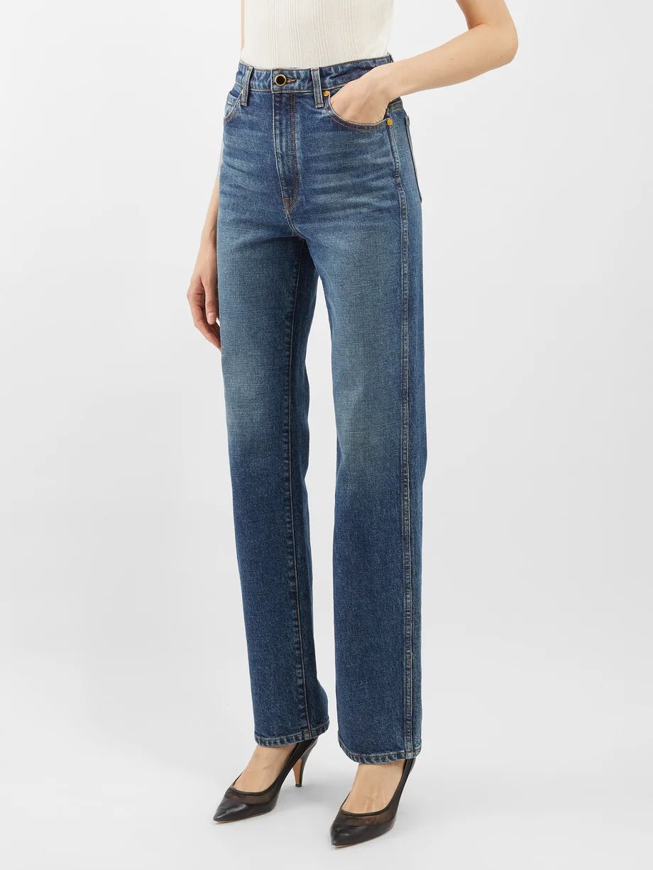 Danielle straight-leg jeans | Khaite | Matches (US)