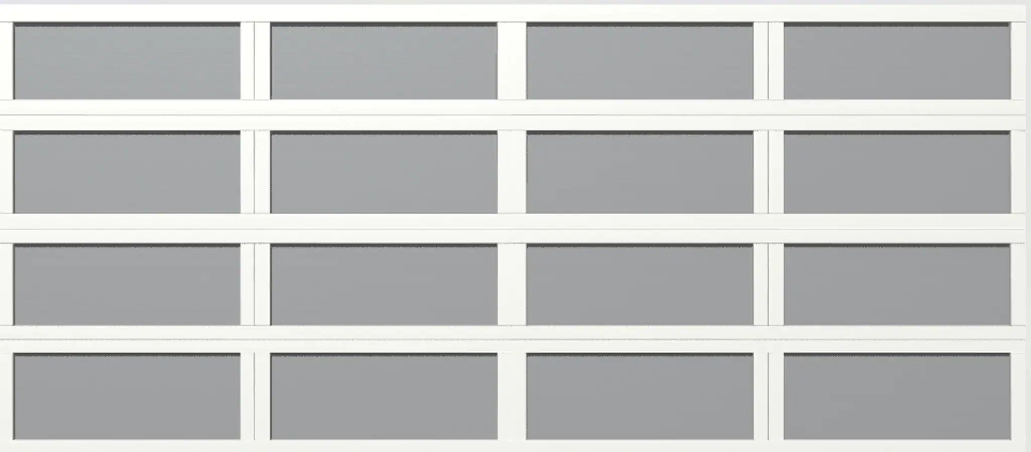 Wayne Dalton Classic Steel Model 9405 16-ft x 7-ft 10 R-Value Insulated White and Gray Double Garage Door one_size | WD9405WSFWG167 | Lowe's
