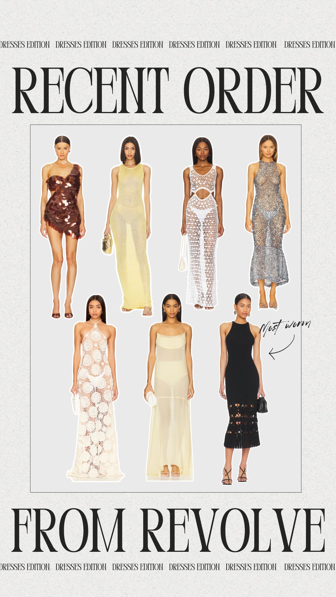 my recent revolve order! size S in dresses! linking some addtl favorites i'm loving 🤍
revolve, summer outfit
#LTKStyleTip #LTKstyletip #LTKSummer 