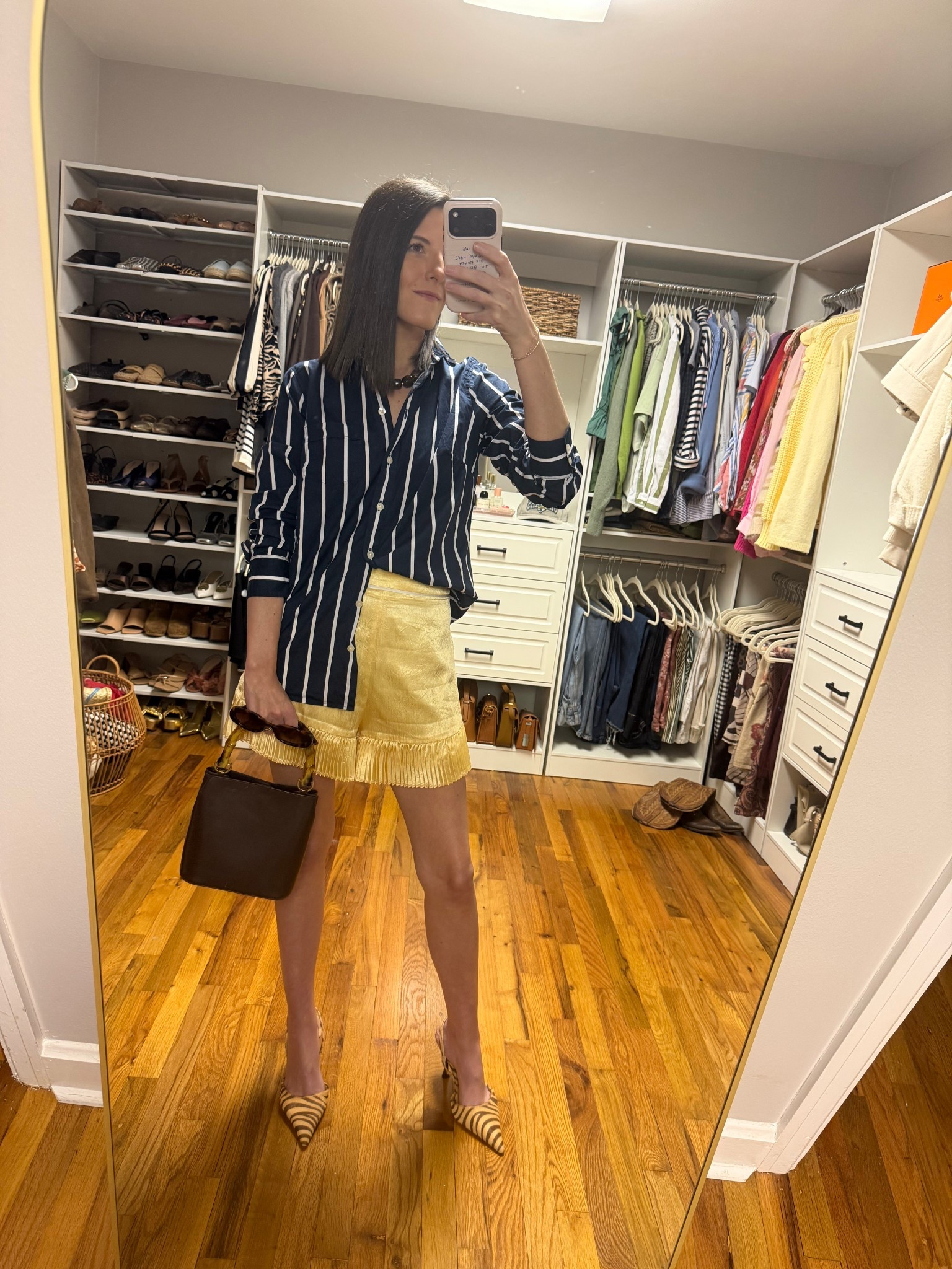 Top - Jcrew Factory, Small
Shorts - Maude Club, Small
Shoes - ASOS
Purse - H&M
Sunnies - Amazon

#LTKootd