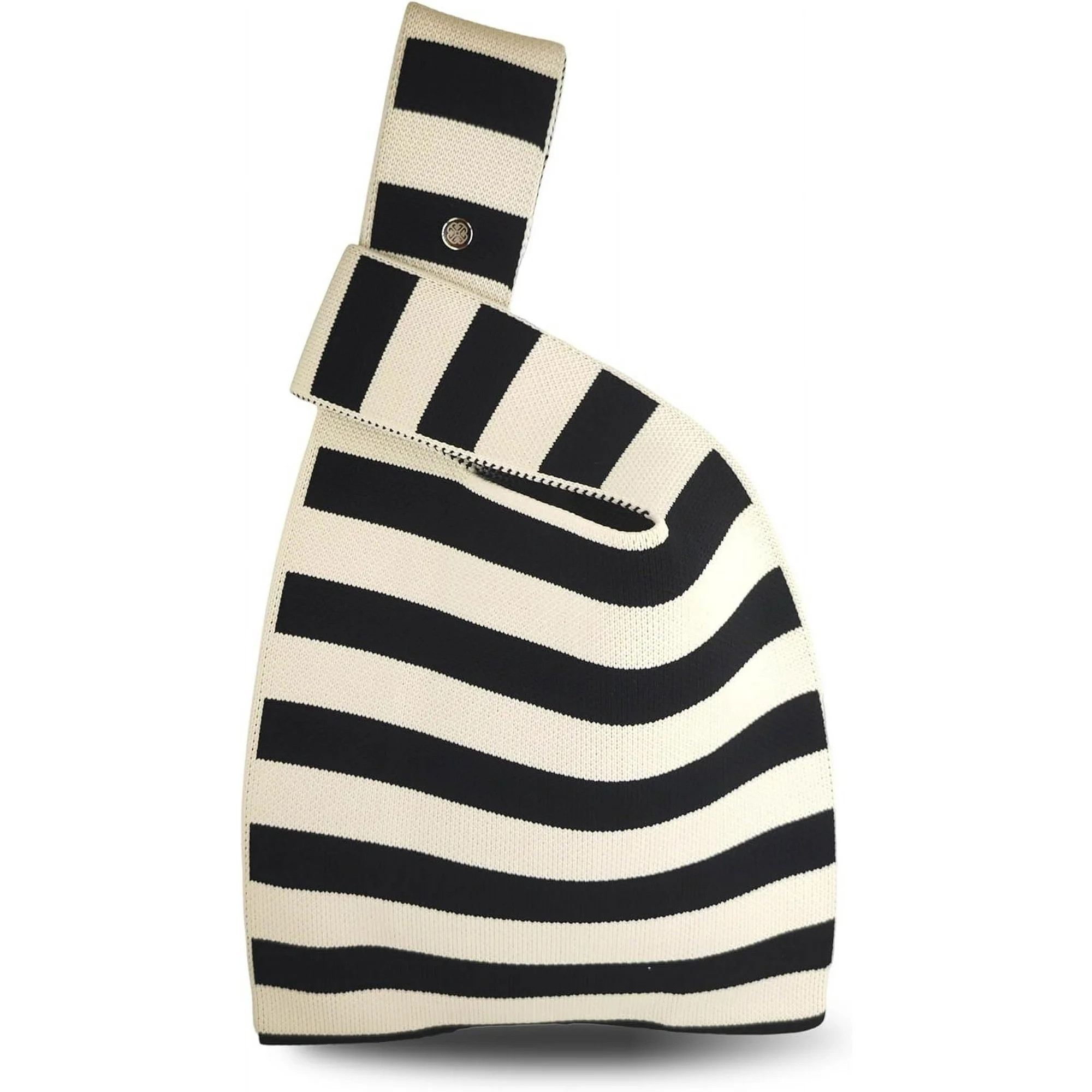 Tote Bag for Women, Small Cute Knot Wristlet Knitted Handle Bag Canvas Handbag Pouch, Aesthetic K... | Walmart (US)