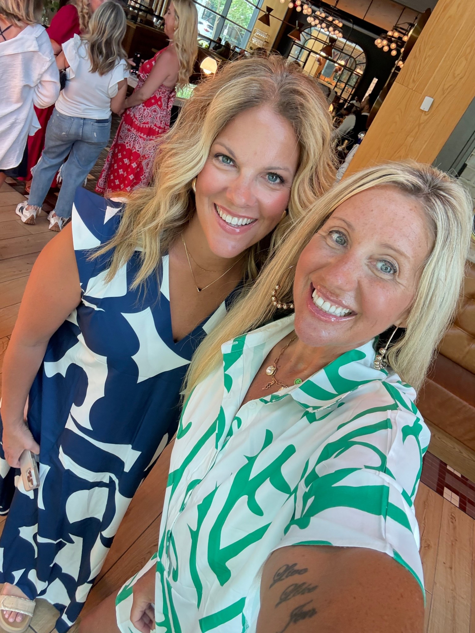 Navy and White Summer Dress
