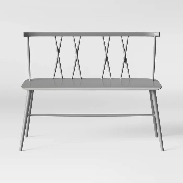 Becket Metal X Back Dining Bench - Project 62™ | Target