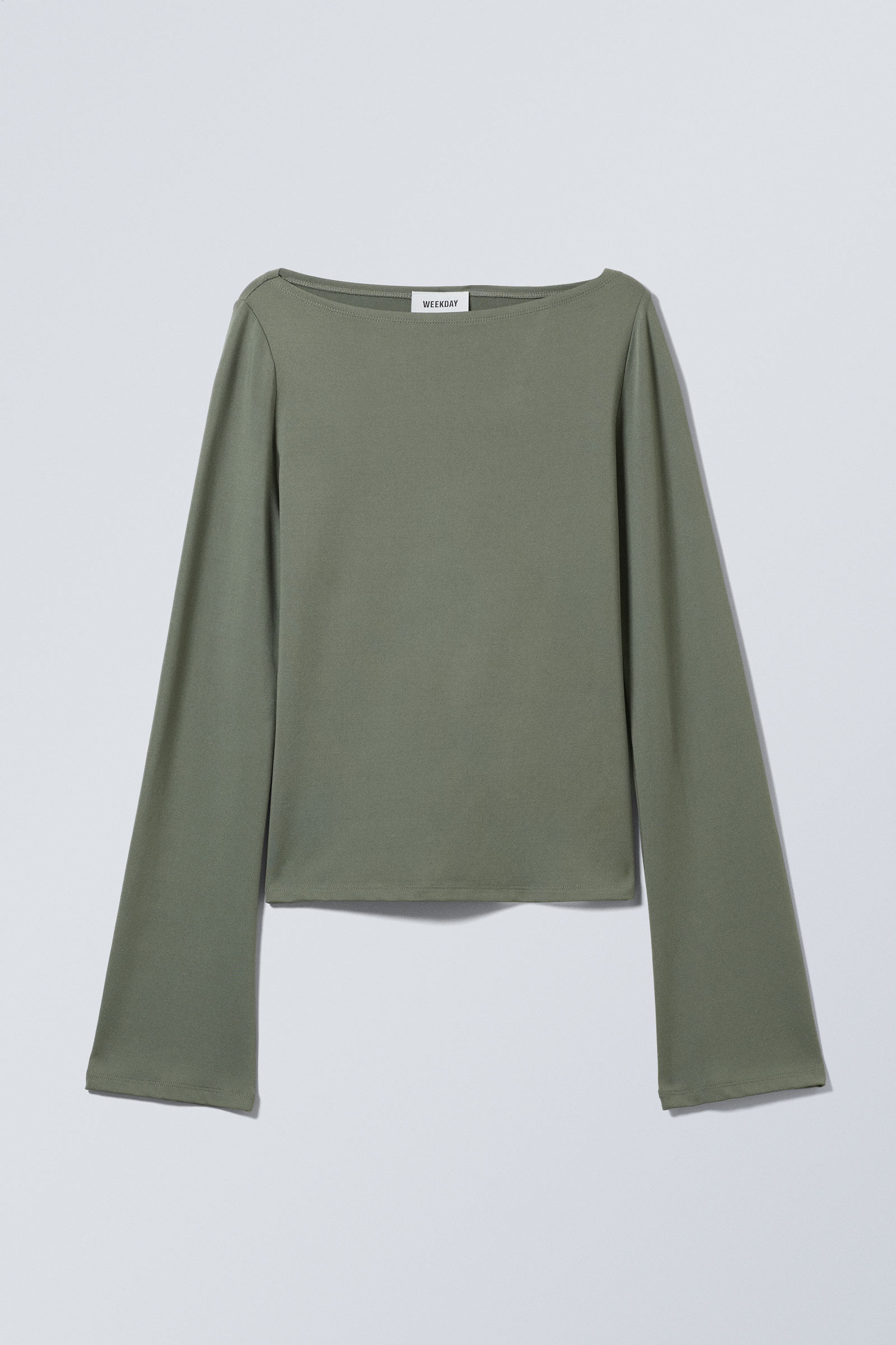 Langarmshirt mit U-Boot-Ausschnitt Annie | Weekday