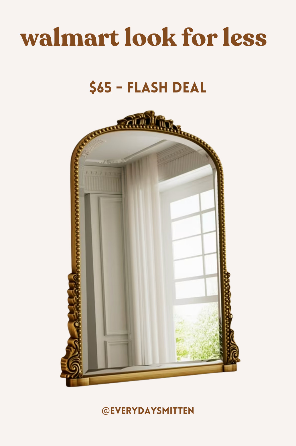 anthro mirror look for less 

 #LTKHome #LTKSaleAlert #LTKFindsUnder100