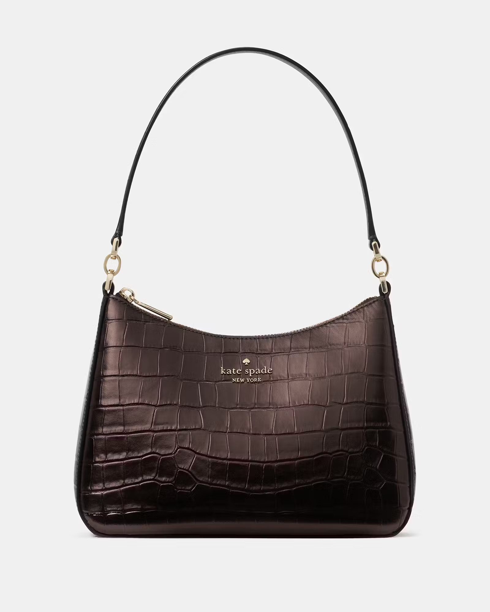 Margot Metallic Croc Embossed Convertible Shoulder Bag | Kate Spade Outlet