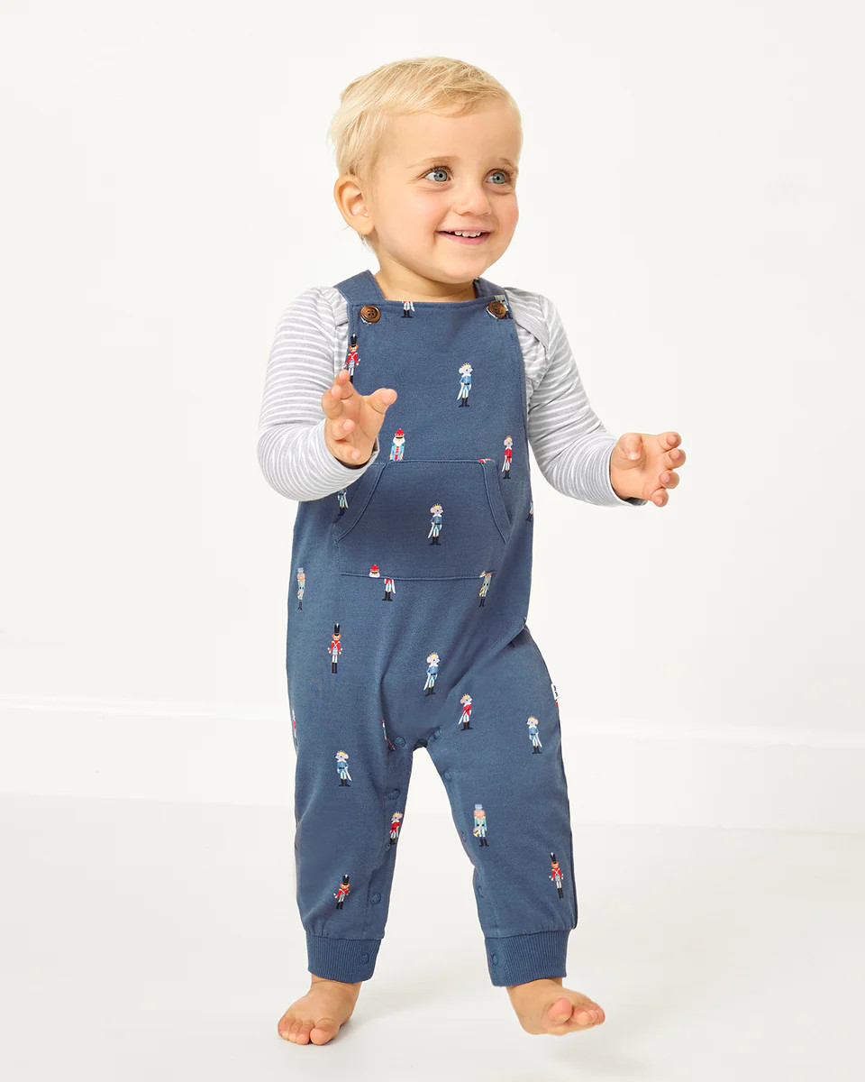 Nutcracker March Overall Romper | Little Sleepies