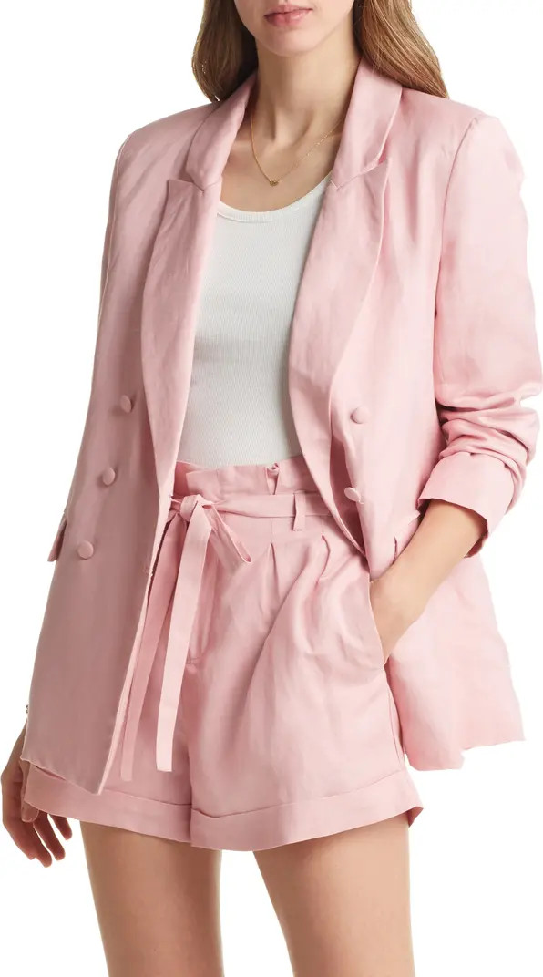 VICI Collection Linen Blend Blazer | Nordstrom | Nordstrom
