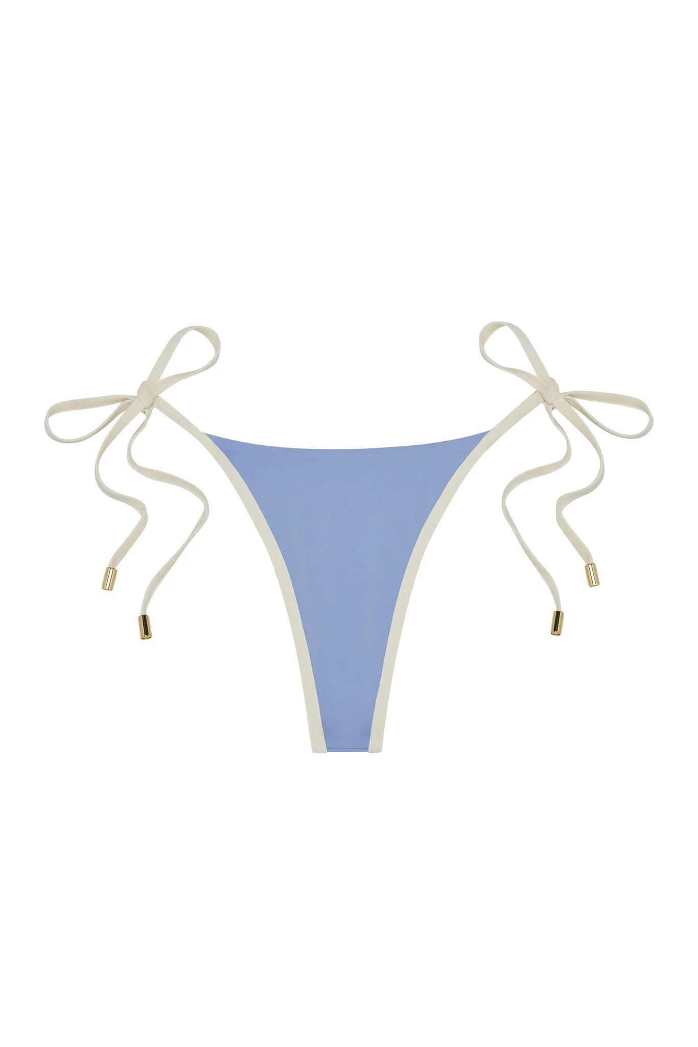 Palma Thong - Azure/Ivory | Monday Swimwear