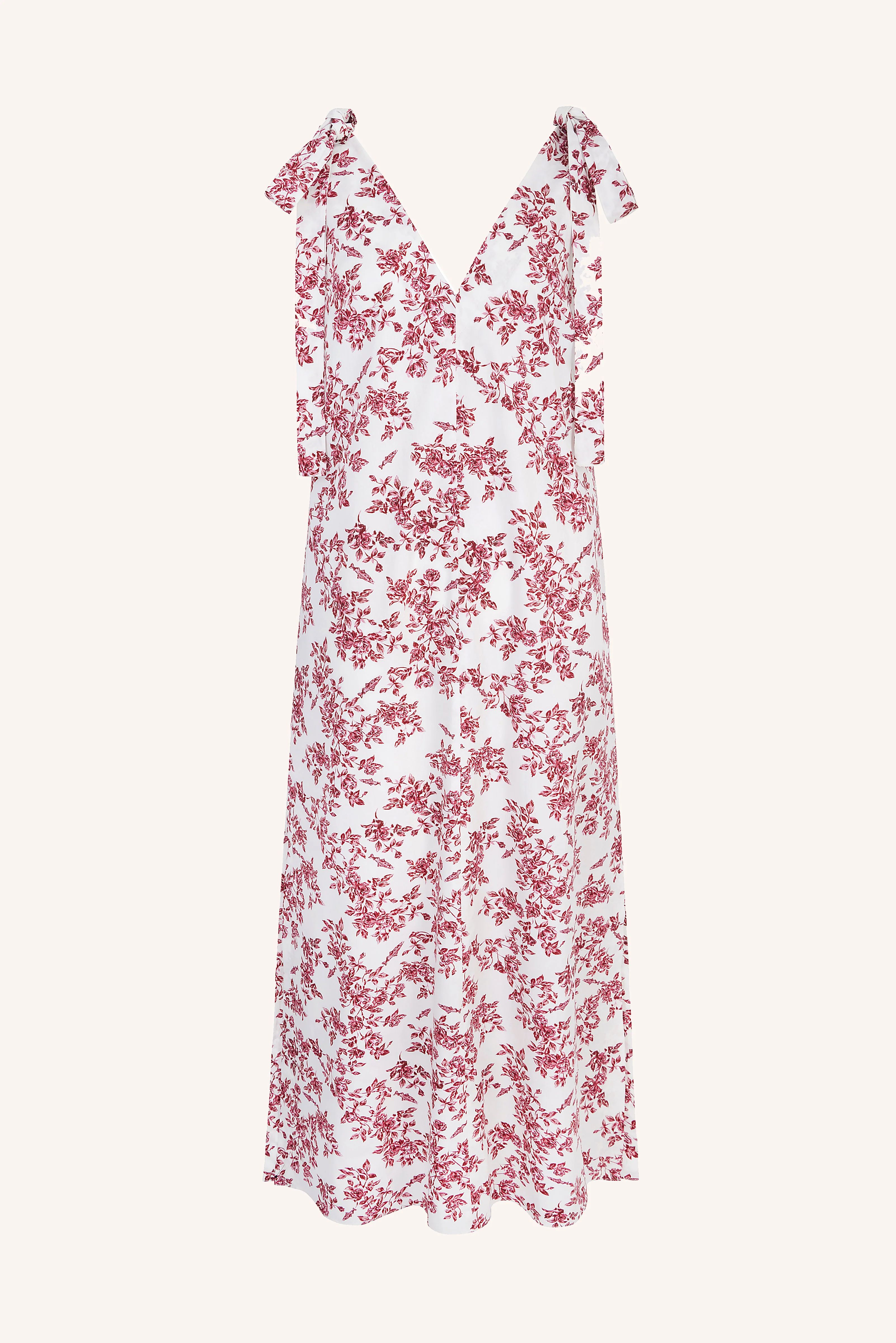 Emilia Wickstead X Passalacqua Rilla Dress In Vintage Pink Rose Print Cotton | Emilia Wickstead