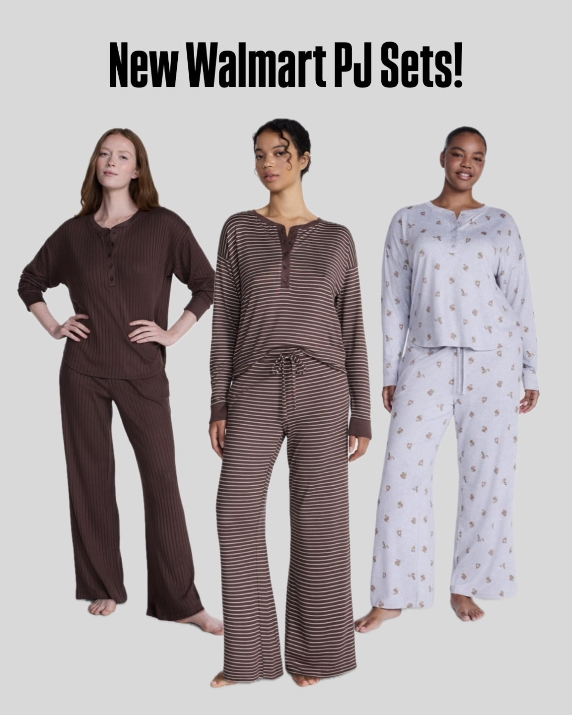 New Walmart pj sets! Big as a set or separated!

#LTKOver40 #LTKSeasonal #LTKBeauty
