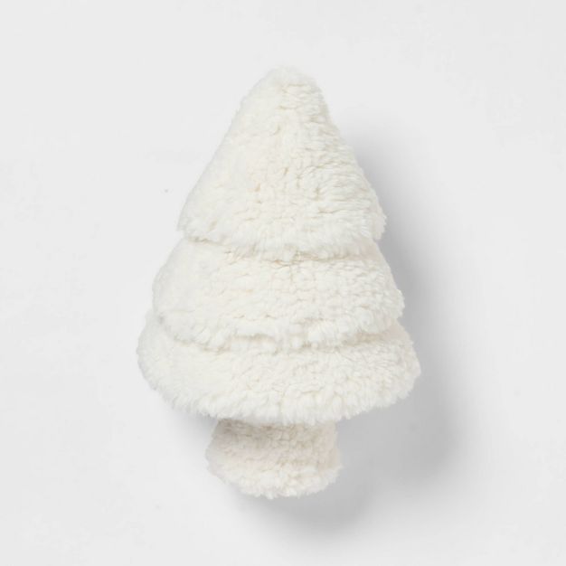 Sherpa Shaped Christmas Tree Ivory - Threshold™ | Target
