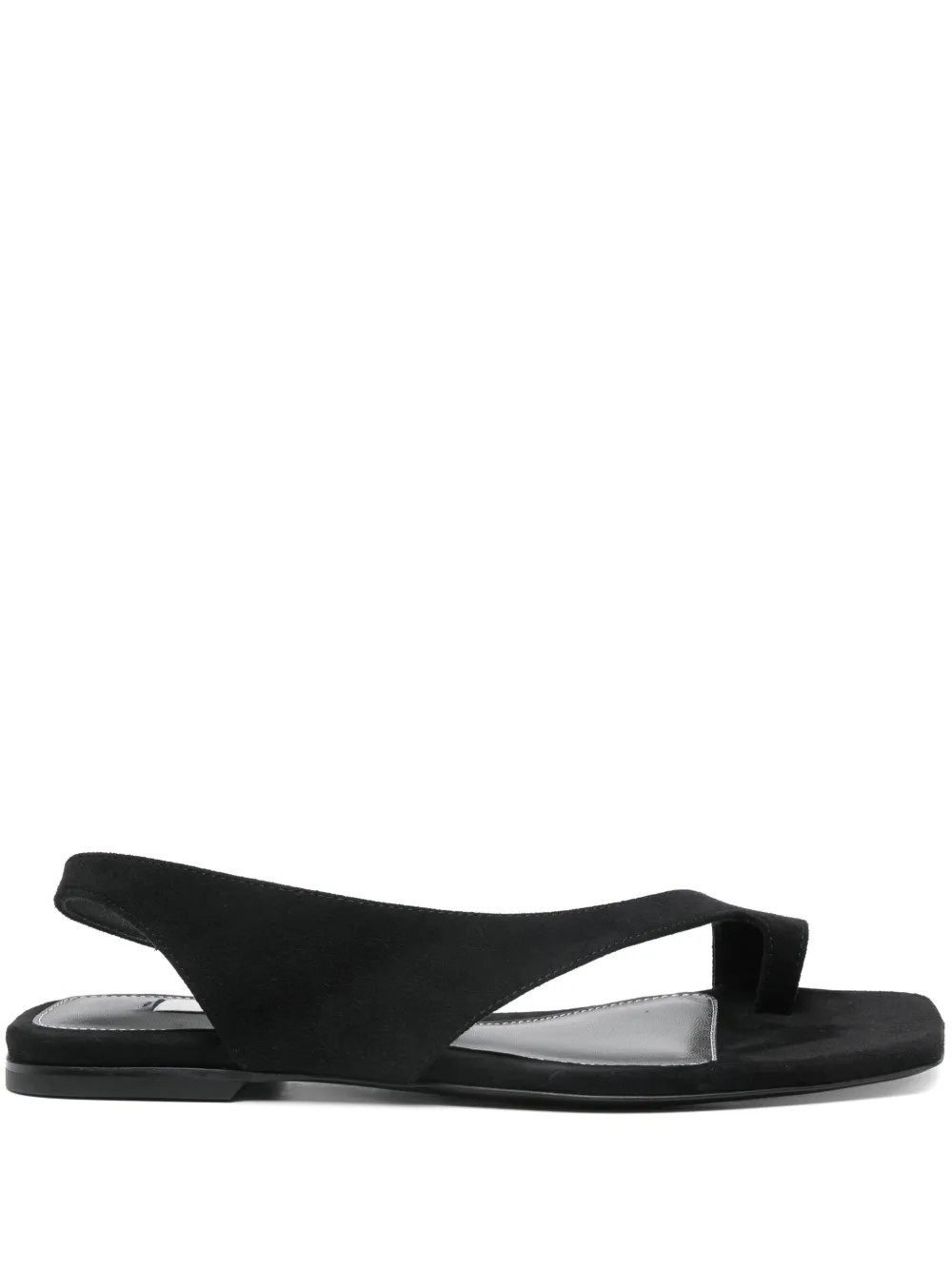 TOTEME suede sandals - Black | Farfetch Global