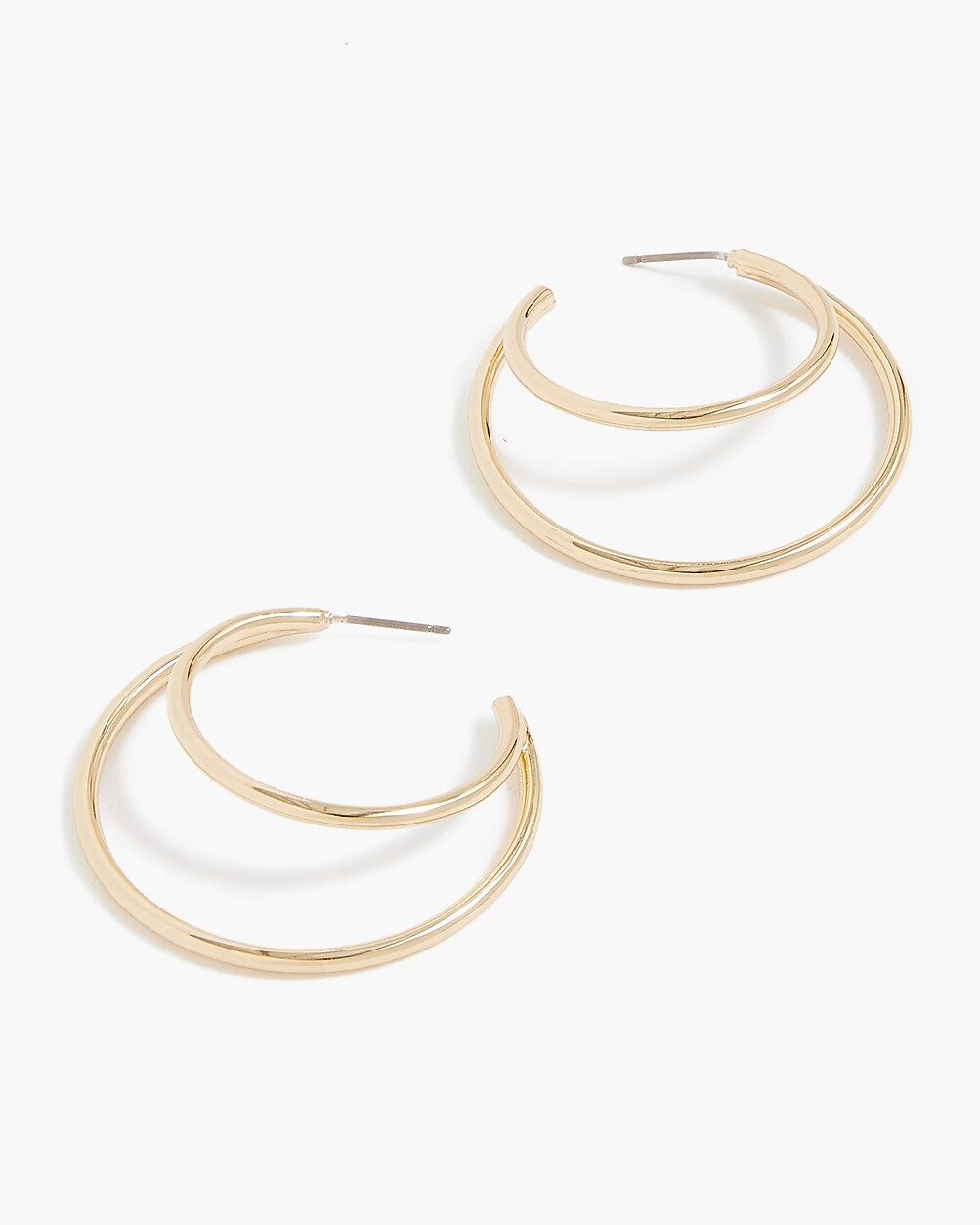 Double hoop earrings | J.Crew Factory