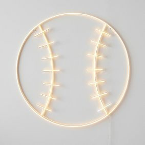 Baseball Neon Light | Pottery Barn Teen