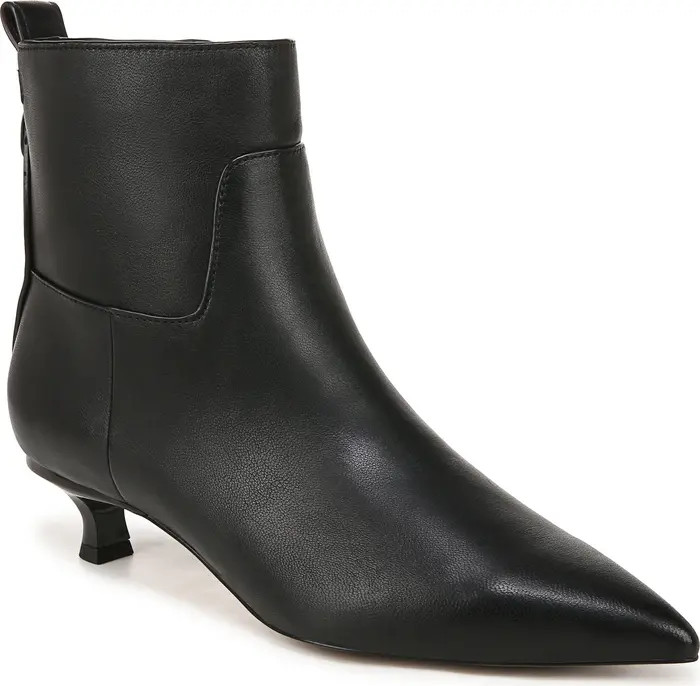 SARTO by Franco Sarto Mala Pointed Toe Kitten Heel Bootie (Women) | Nordstromrack | Nordstrom Rack