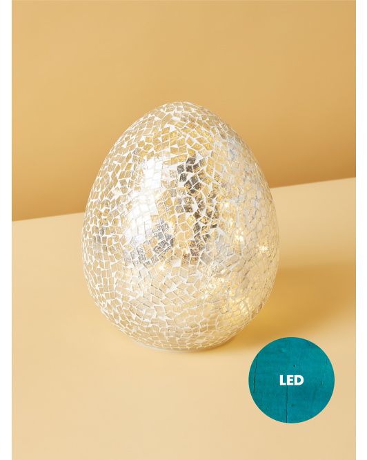 8in Led Mosaic Egg Decor | Seasonal Decor | HomeGoods | HomeGoods