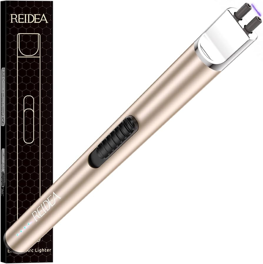 REIDEA Lighter Electric for Candle S4 Pro USB Rechargeable Safety Lock with LED Battery Indicator... | Amazon (US)
