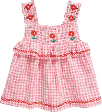 Kids' Embroidered Smocked Top | Nordstrom