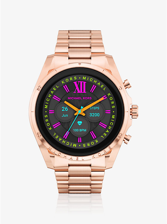 Gen 6 Bradshaw Rose Gold-Tone Smartwatch | Michael Kors | Michael Kors US