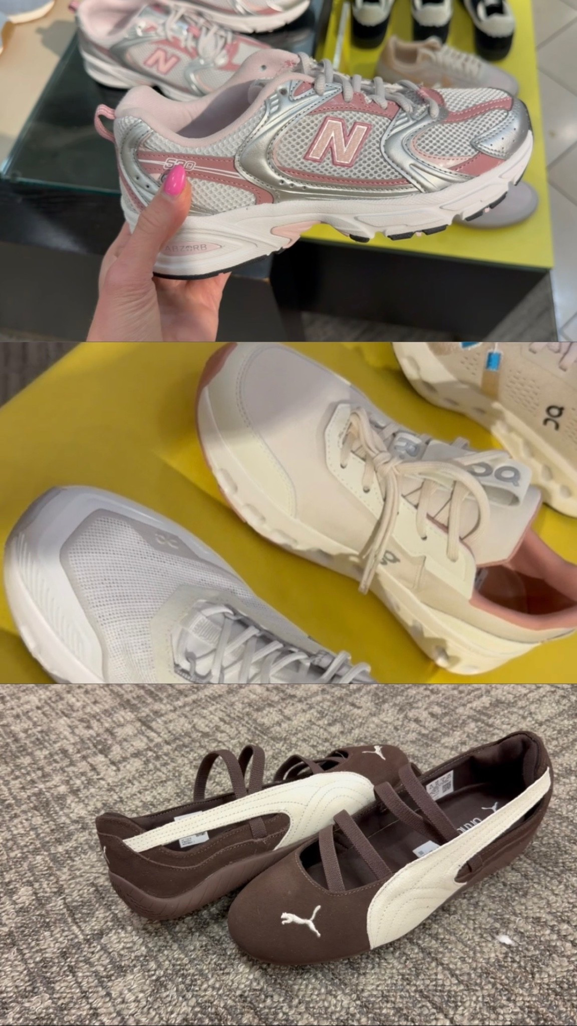 sneaker haul from the Nordstrom sale and this lineup covers every mood — the Puma flats for something unexpected, On Clouds for actual comfort, and the New Balance 530 because I can't stop wearing mine
Everything true to size, linking it all below

#LTKSaleAlert