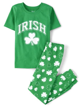 Unisex Kids Matching Family St. Patrick's Day Snug Fit Cotton Pajamas - ireland | The Children's Place