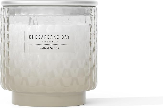Chesapeake Bay, 11oz Salted Sands Scented Candle, Mood Evoking Fragrance, Textured Sea Glass-Insp... | Amazon (US)