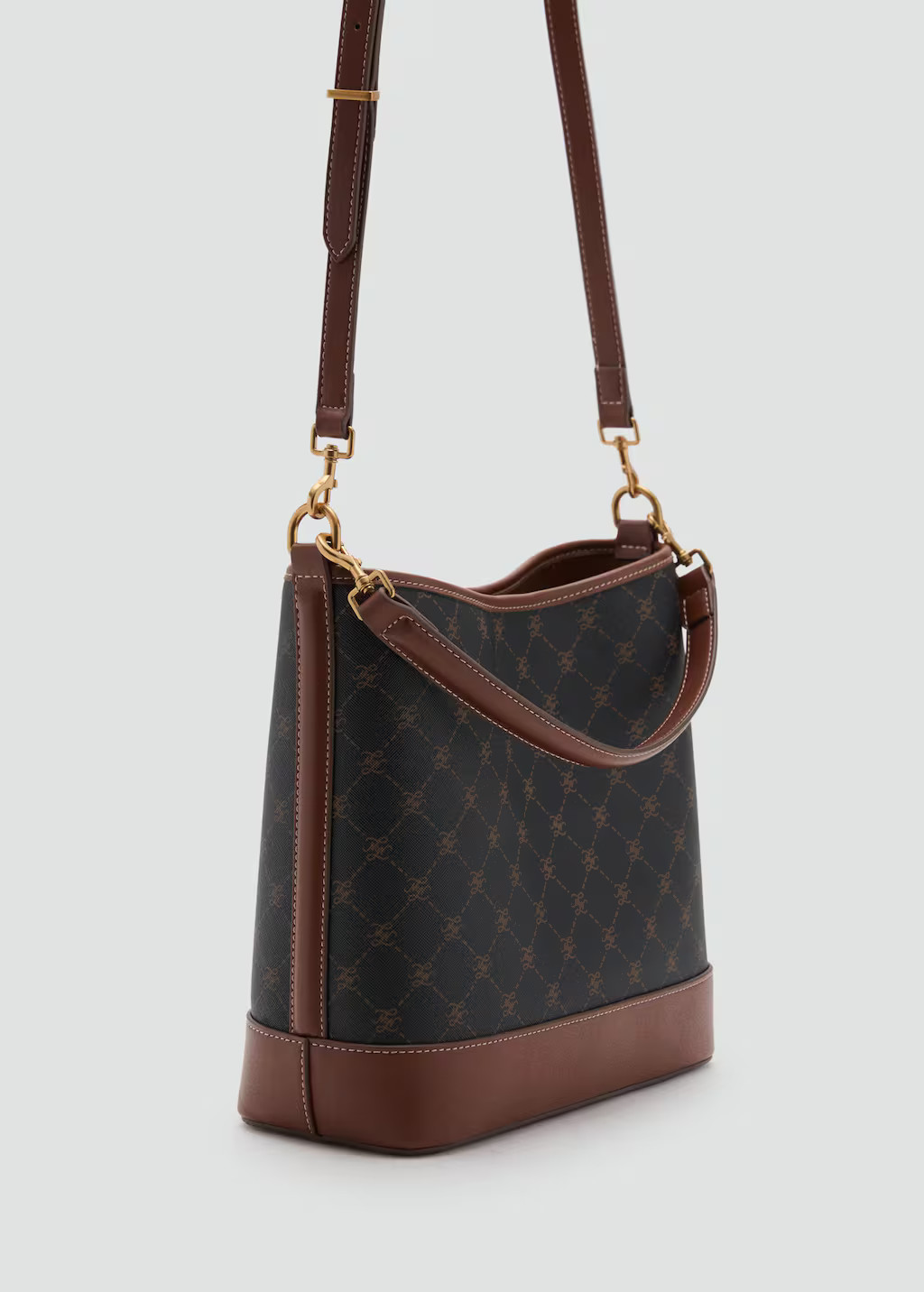 Large bucket bag brown - Woman - One size - MANGO | MANGO (UK)