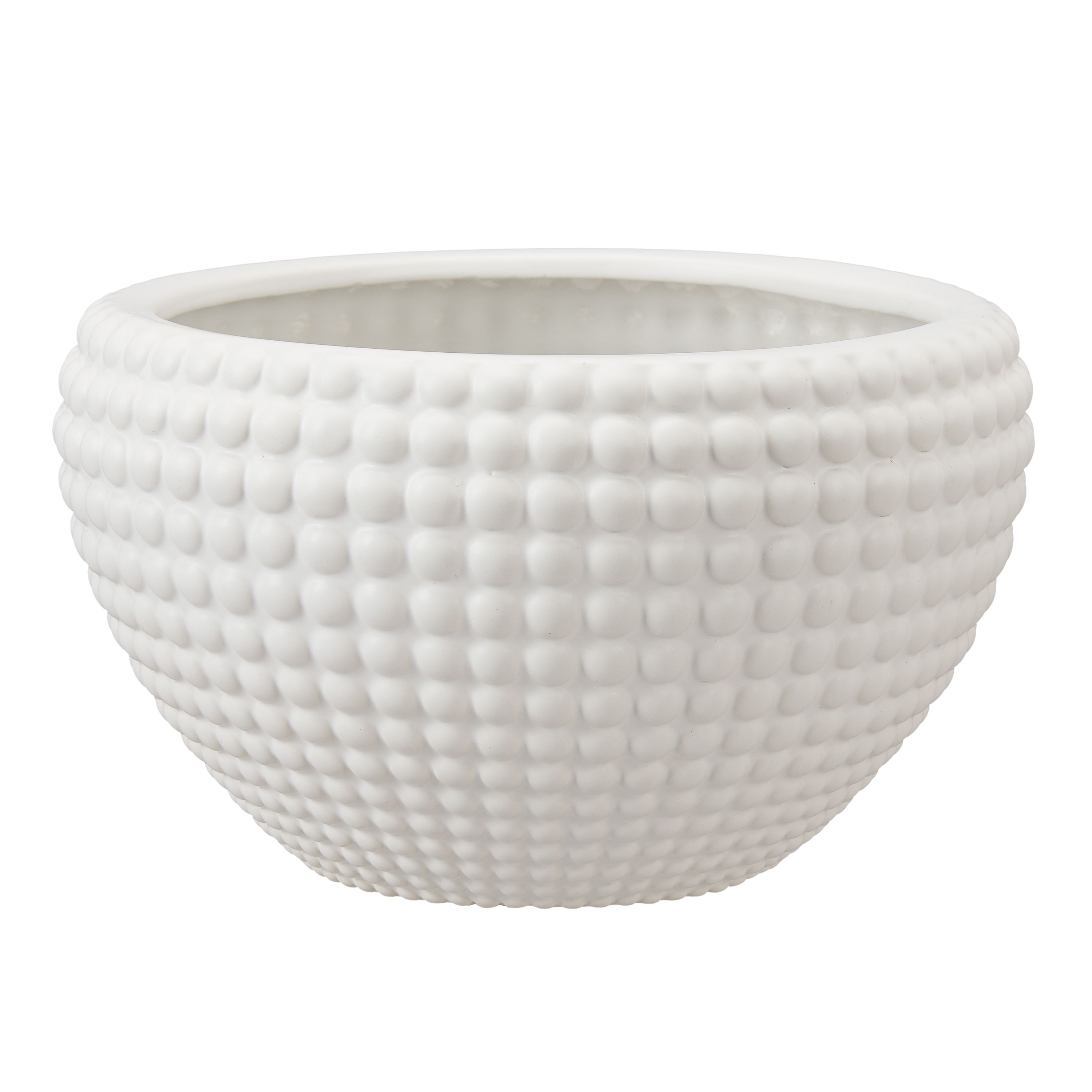 Better Homes & Gardens Indyra Round Ceramic Dot Planter, 10" | Walmart (US)