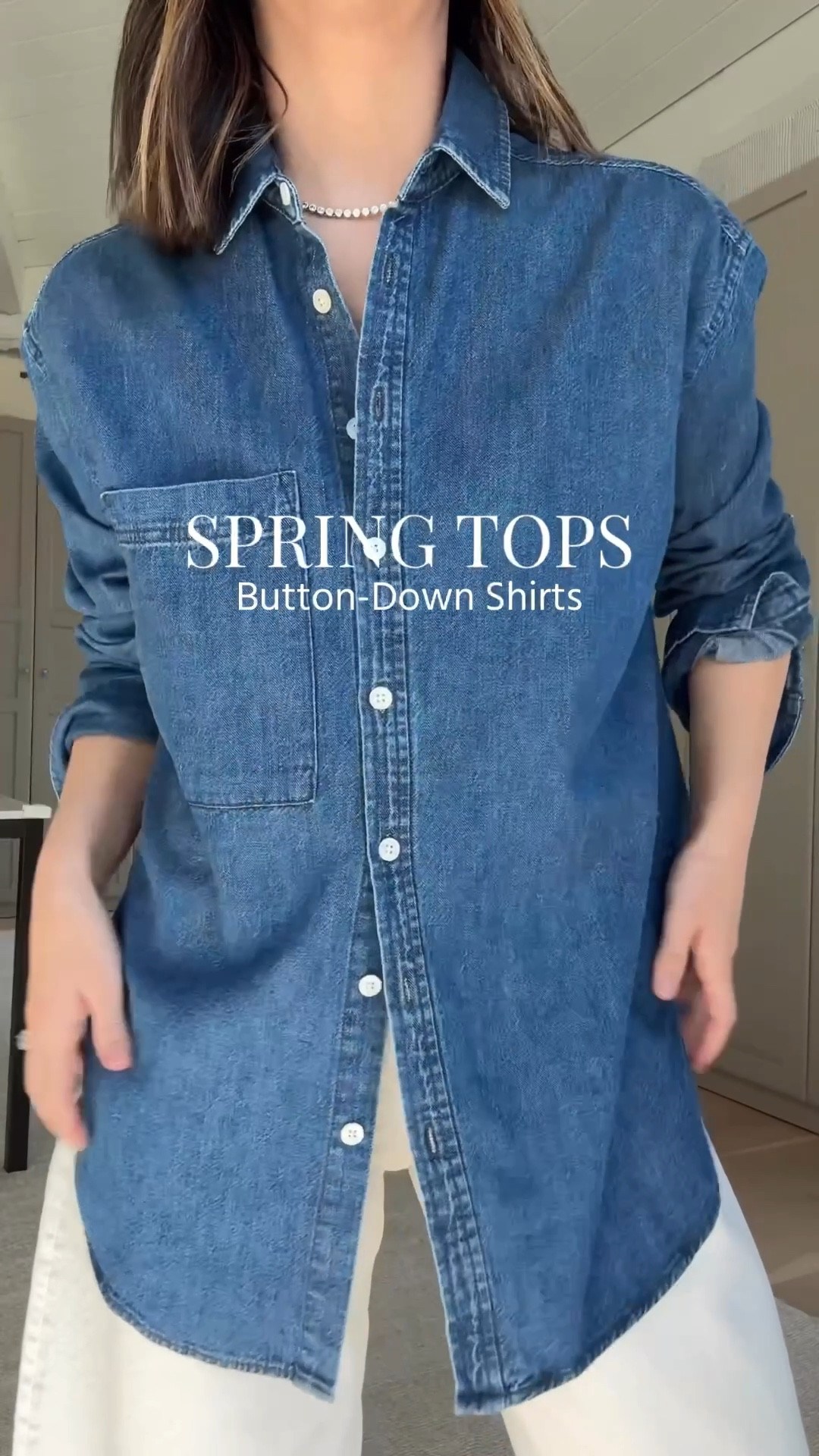 Spring Tops For a Polished Wardrobe: Button—down shirts. 

AYR button down xs
Everlane curve Jean 26 - sized up and cut hems. 
Staud netted flats 35
Everlane cottons sweater xs
J.crew raffia bag
Dorsey James necklace 15”
Quince earrings
Celine sunglasses 


#LTKgrwm #LTKPetite #LTKmomlife