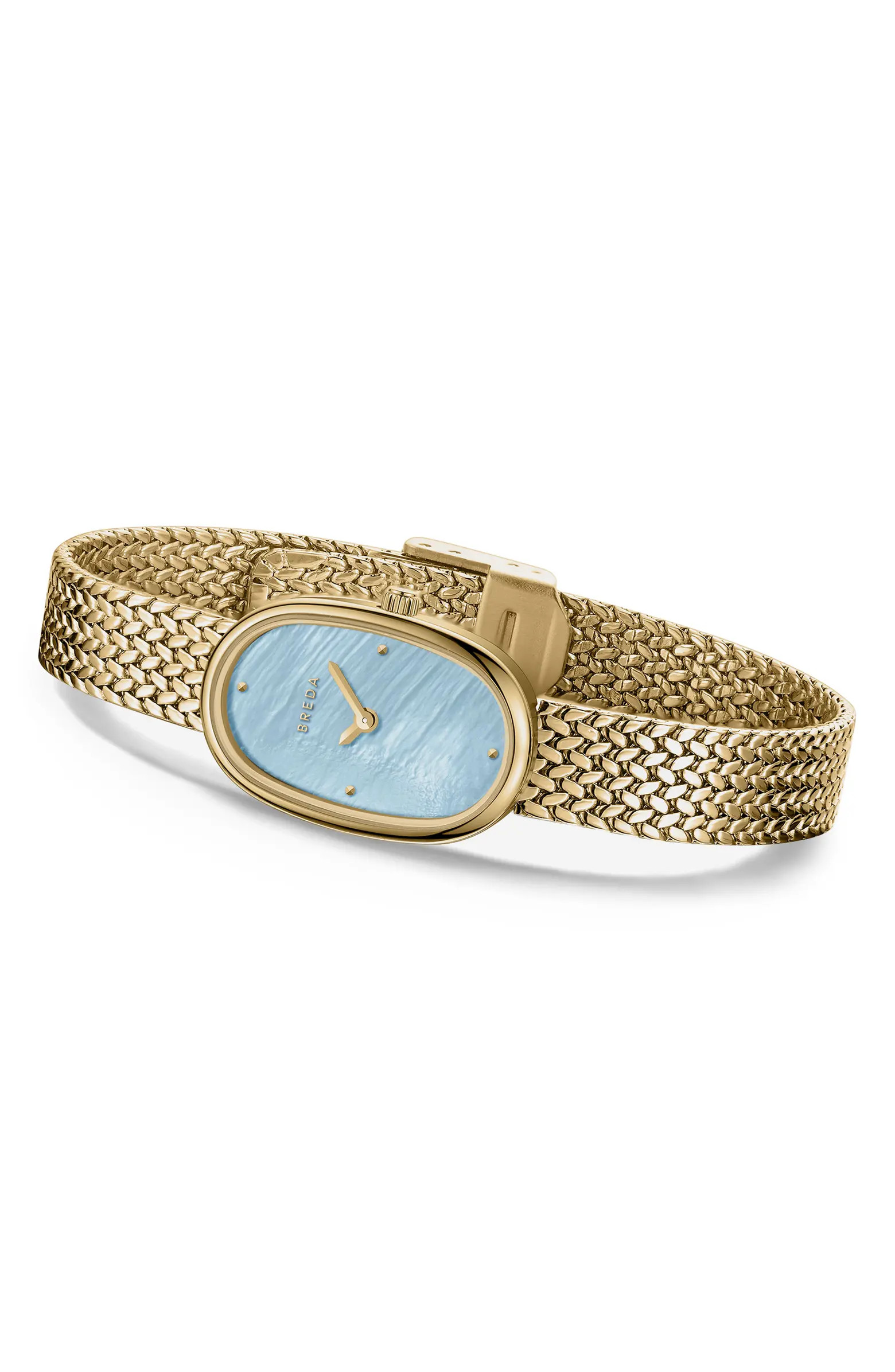 Jane Tethered Mesh Strap Watch, 18mm | Nordstrom