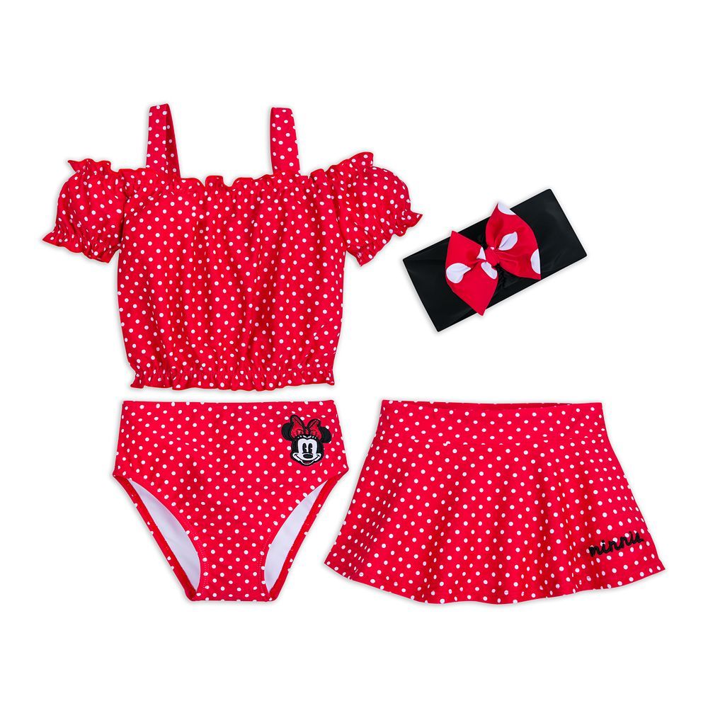 Minnie Mouse Deluxe Swimsuit Set for Girls | Disney Store