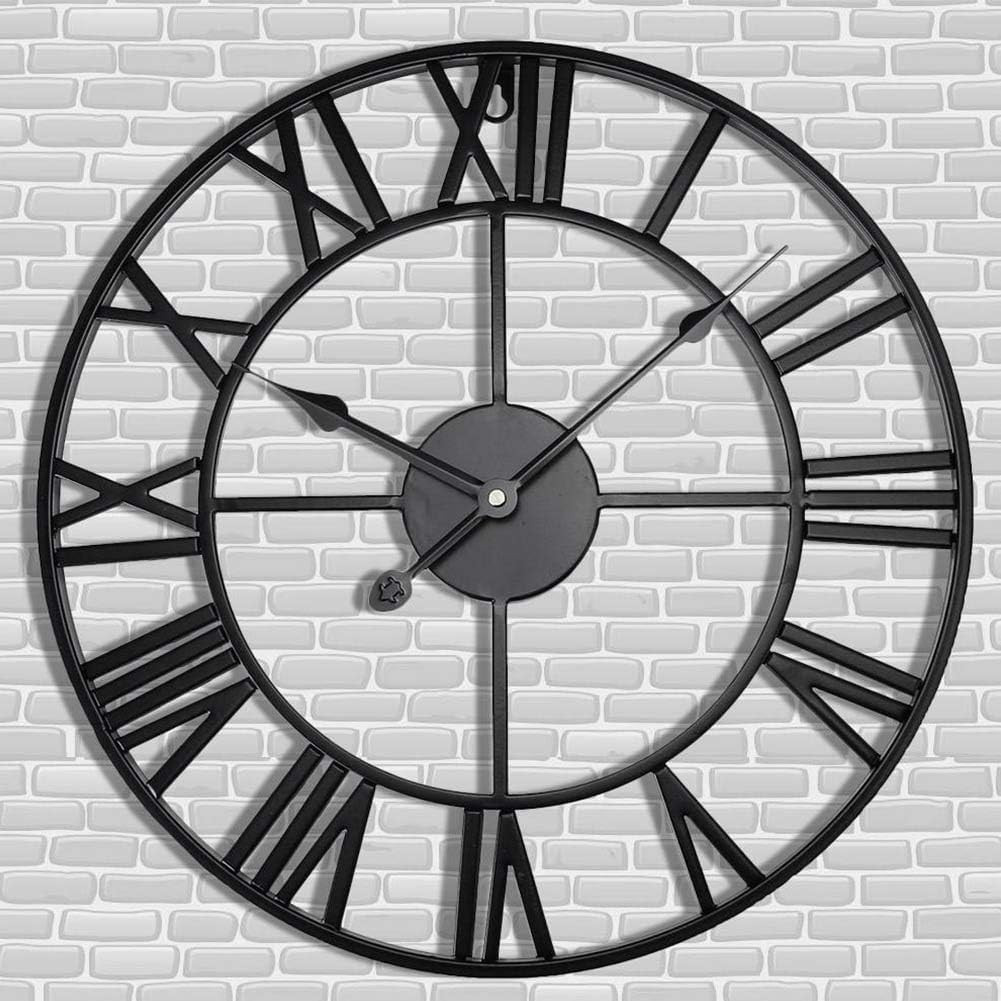 Antique Tower 24 inch Large Roman Numeral Wall Clock, Indoor Outdoor Patio Waterproof Oversized D... | Amazon (US)