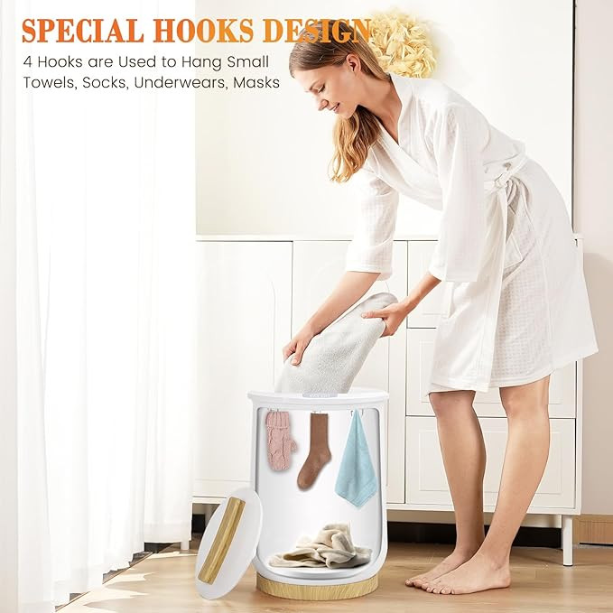 Keenray Upgraded Towel Warmer Bucket, Large Towel Warmer with 3 Heating Modes, Heat Time 30/45/60... | Amazon (US)