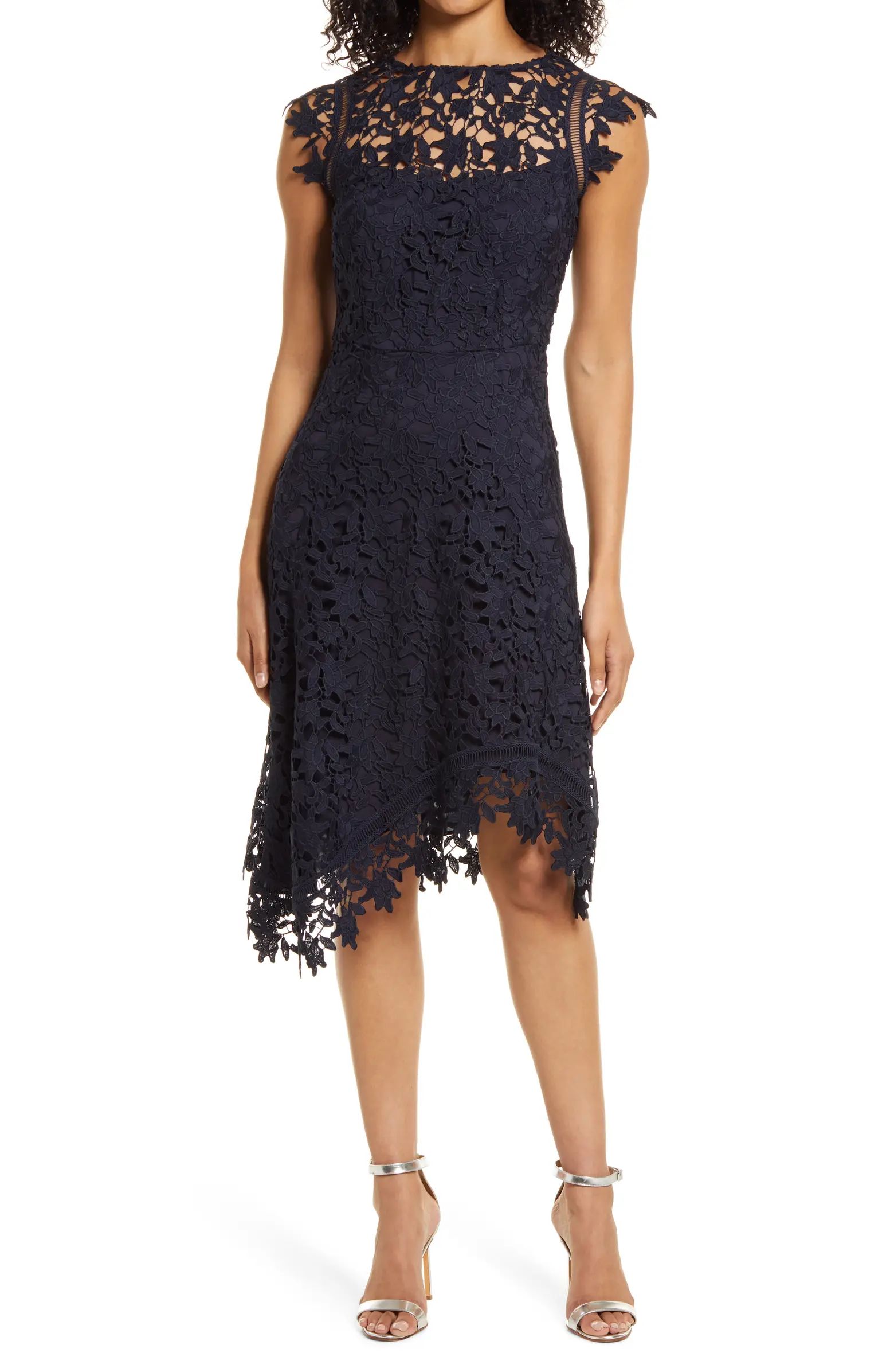 Lace Asymmetric Cocktail Dress | Nordstrom