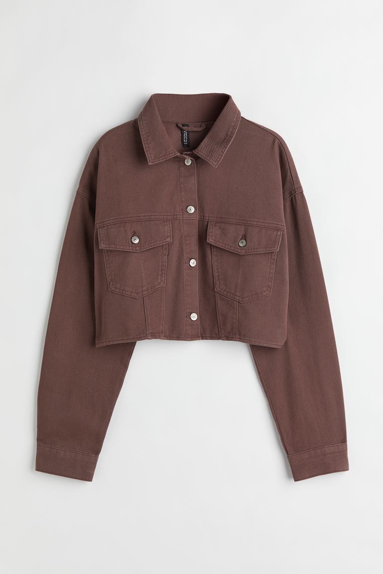 Twill Crop Jacket | H&M (US + CA)