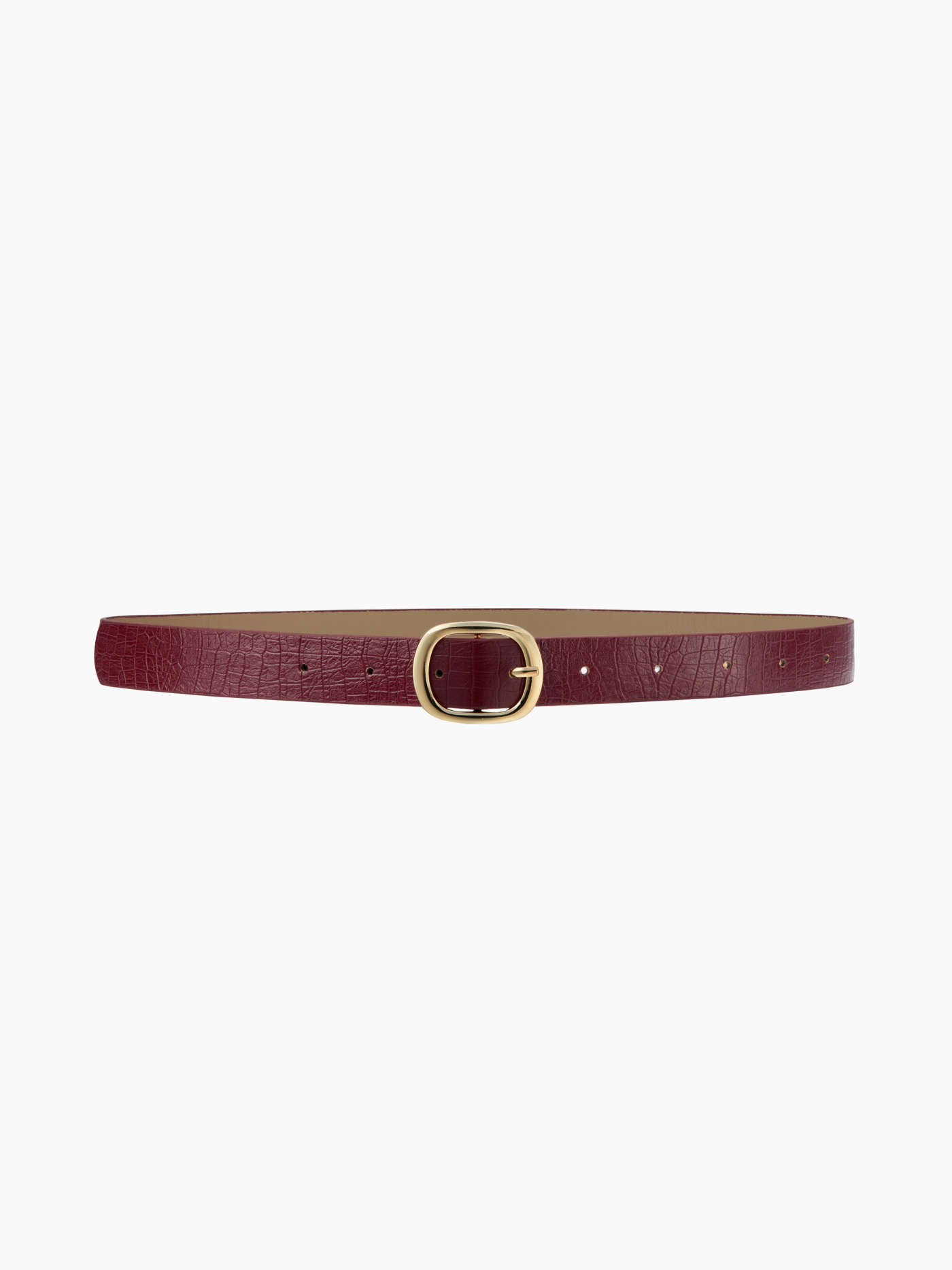 CROCODILE PRINT BUCKLE BELT | Cider