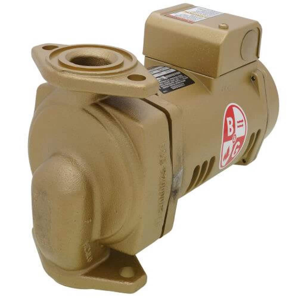 Bell & Gossett Series-PL 2/5 HP Lead-Free Bronze 3250 RPM 115-Volt Circulator Pump Stainless Steel one_size | 1BL068LF | Lowe's