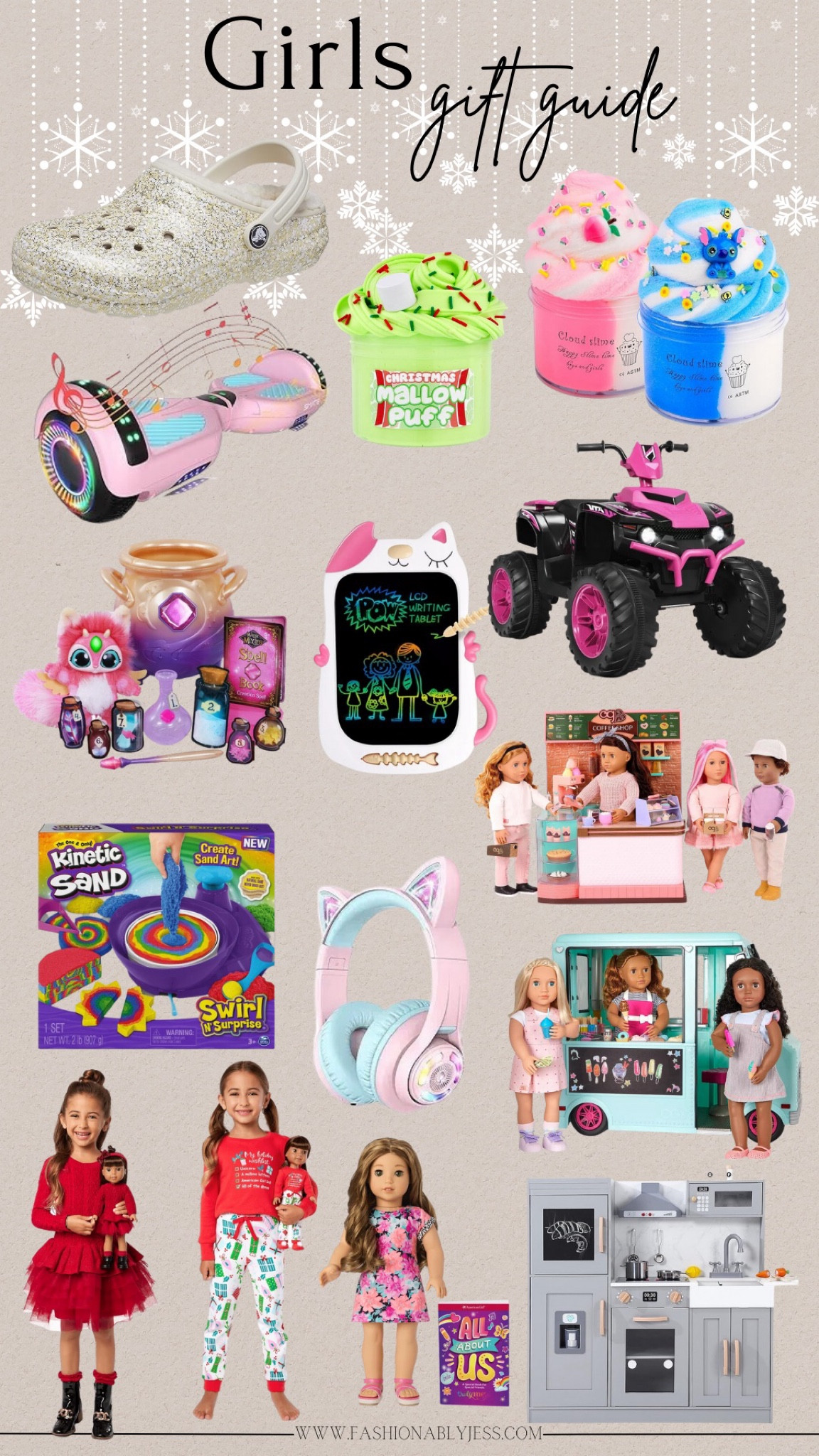 So many cute gifts for a little girl on this girls gift guide! Great gift ideas for her 

#LTKkids #LTKHoliday #LTKGiftGuide