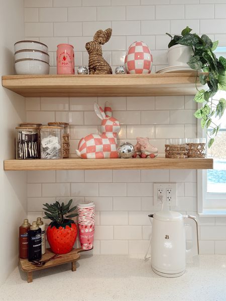 Open shelving coffee bar decor 🍓

Spring kitchen decor, Easter decor, faux plants, studio McGee, curtains, Cropped vest, bunnies, pink decor, organic coffee Puffer vest, Converse, checkered print, cardigans, baggy jeans, destroyed denim, Cargo pants, camo pants, Nike dunk dupes, grunge style, boho salon decor, coffee table, disco ball, gold floor mirror, boho home decor, hairstylist outfits, date night looks, area rugs, make up bag, gym essentials, travel essentials, workout clothes, street style, claw clips, Amazon spring decor, strawberry vase

#LTKhome #LTKfindsunder50 #LTKSeasonal