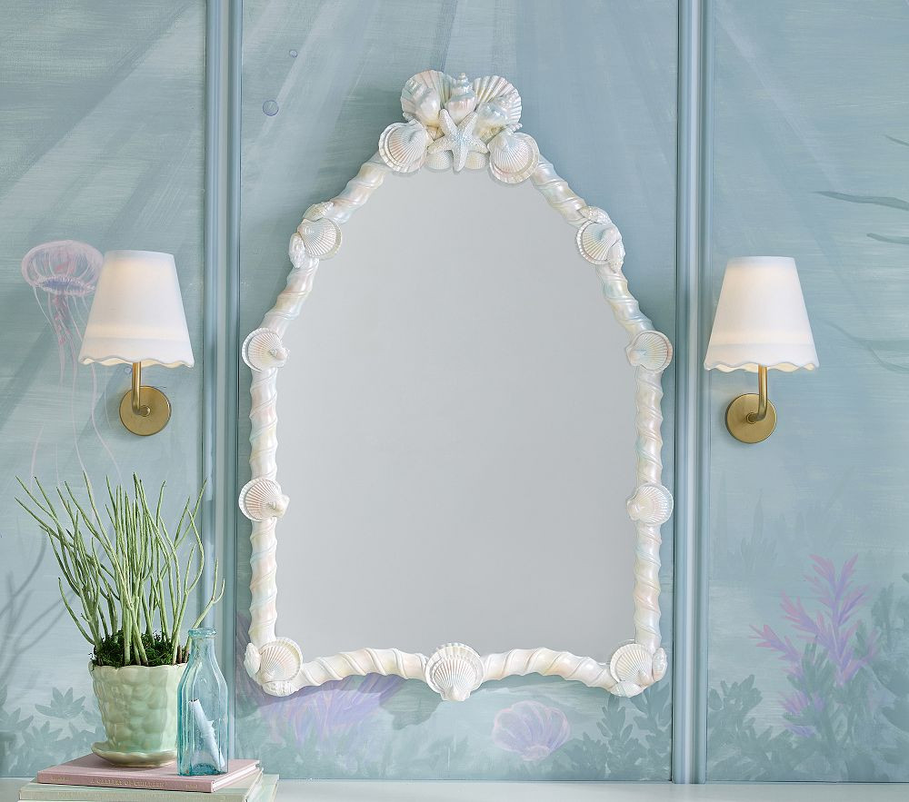 Sculpted Shell Mirror (35" x 23") | Pottery Barn Kids