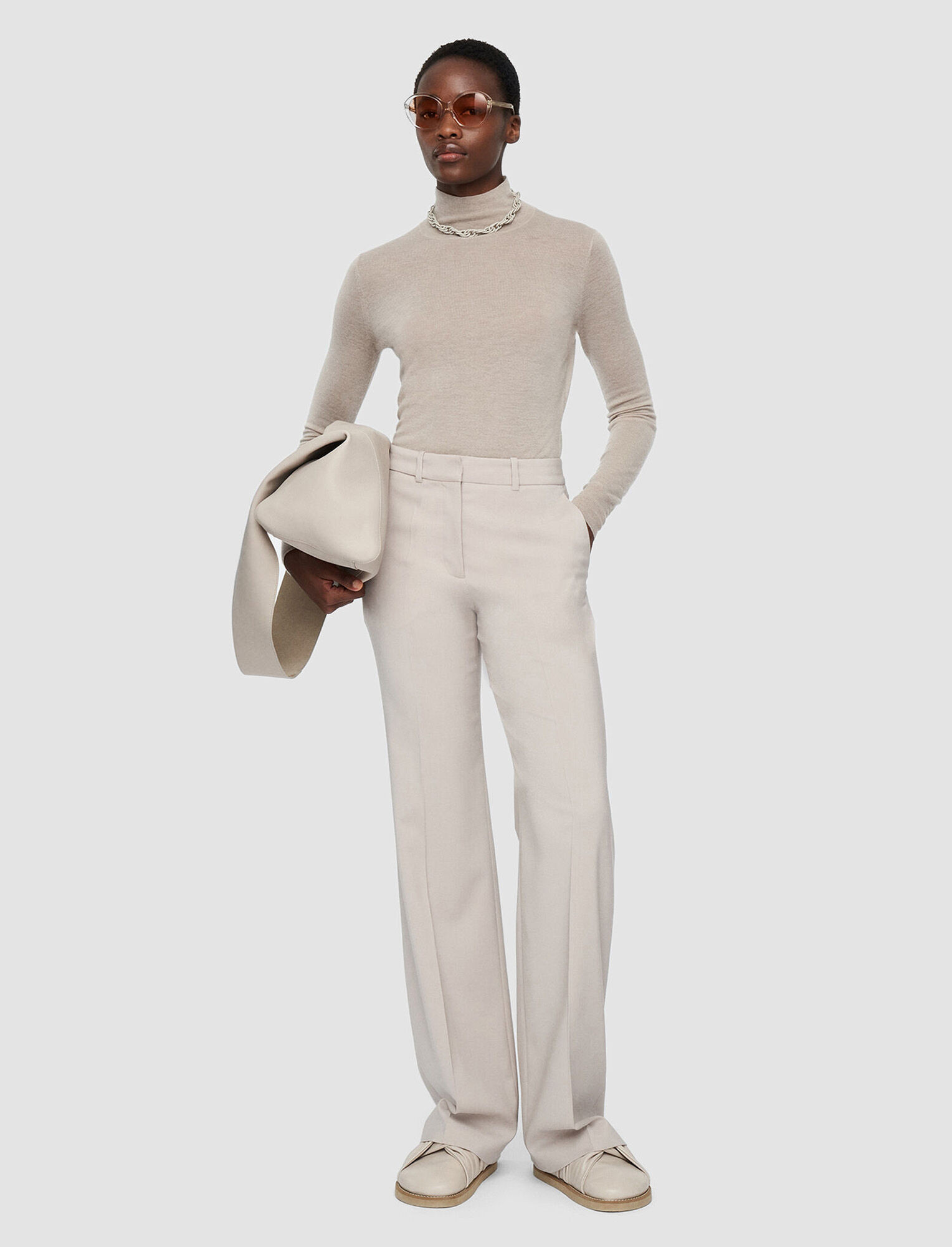 Tailoring Wool Stretch Morissey Trousers | Joseph