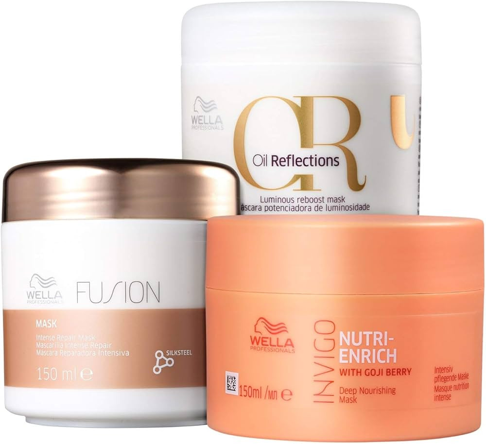 Kit Wella Cronograma Capilar Fios Perfeitos (3 Produtos) BLZ | Amazon (BR)