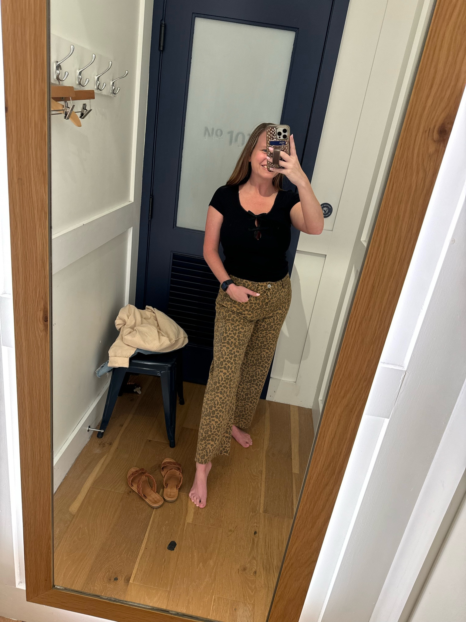 Viral Leopard Denim paired with a dainty black crop! 


#LTKStyleTip #LTKSeasonal