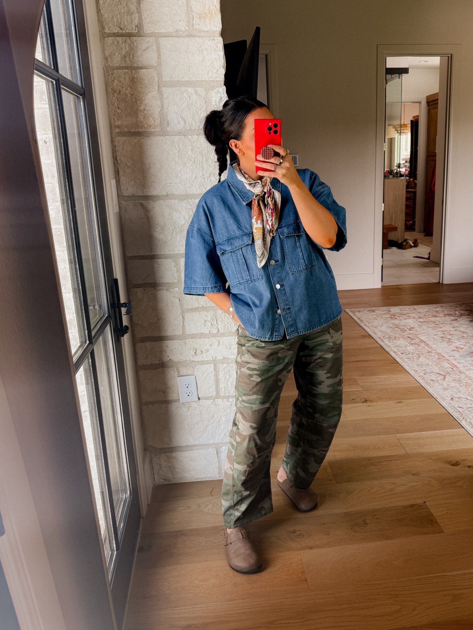 Obsessed 
Top: XXL
Pants: 14 (so freaking good!


#LTKFindsUnder50 #LTKMidsize #LTKStyleTip